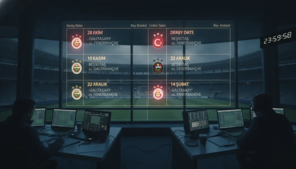 Süper Lig’de Dev Randevuların Takvimi Belli Oldu: 10 Haftalık Plan